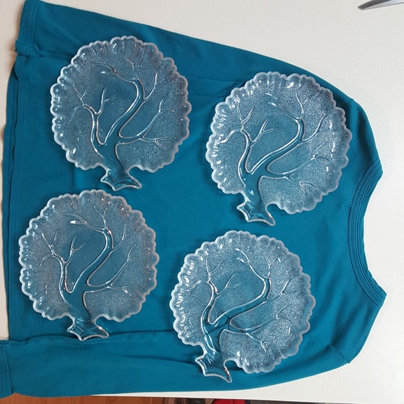 Unique Vintage Other - 4 vintage Glass Tree of Life Plates